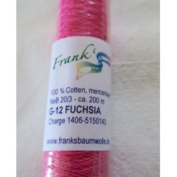 Coton Frank's 20/3 G12 Fuchsia